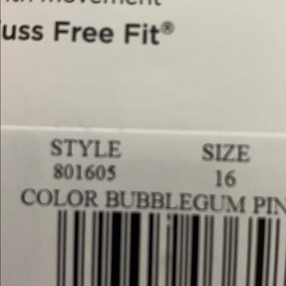 Chlorine Resistant Women’s Pink & Black Scoop Neck 1 Piece - Picture 2 of 12